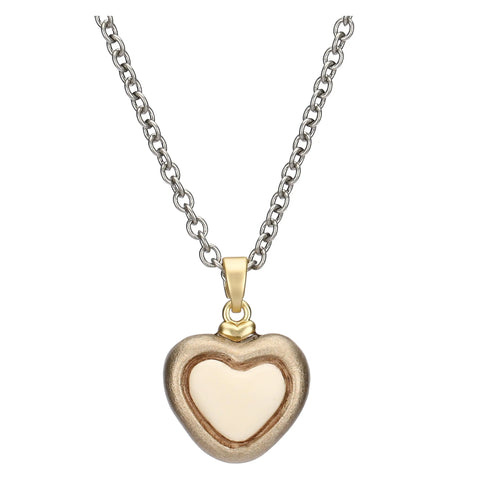 Collana con cuore in ceramica