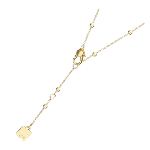 Collana con pietre ceramiche e quadrifoglio