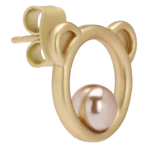 Orecchini Teddy con perla