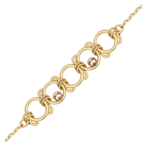 Bracciale con Teddy e perle