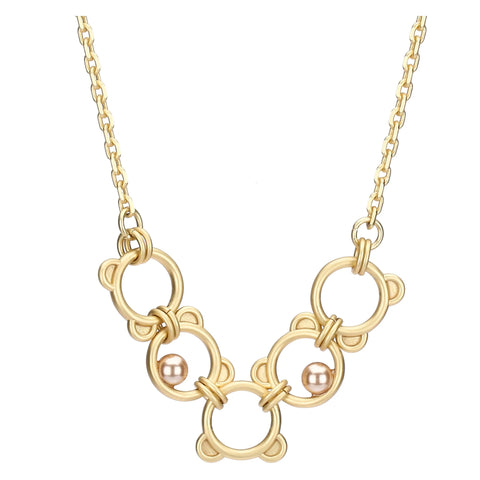 Collana con Teddy e perle