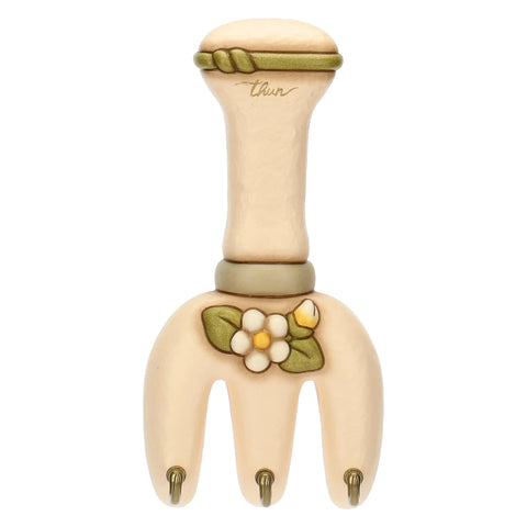Appendichiavi 3 ganci in ceramica Country Bloom