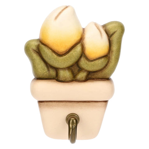 Portastrofinacci 1 gancio vasetto di fiori Country Bloom Thun