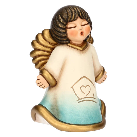 Angelo della famiglia in ceramica, piccolo Thun