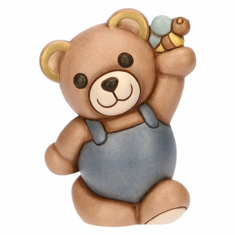 Teddy primavera con ape in ceramica, medio Thun