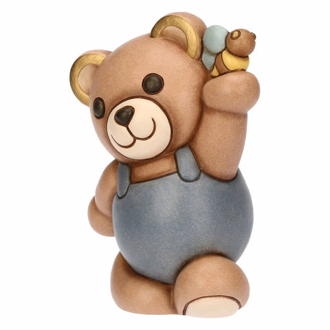 Teddy primavera con ape in ceramica, medio Thun