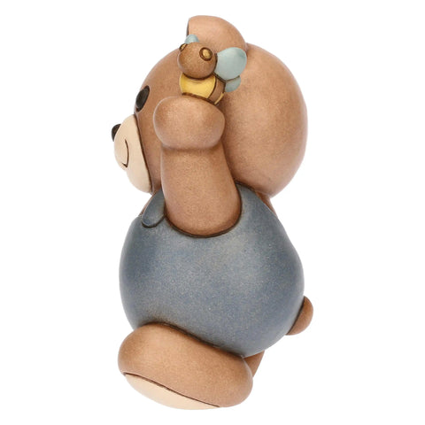 Teddy primavera con ape in ceramica, medio Thun