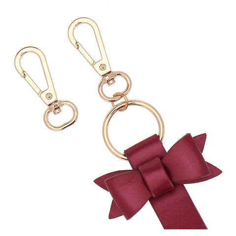 Charm per borsa fiocco in ecopelle