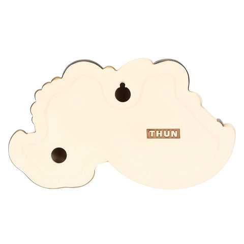 Coppia angeli da parete con luna e stella in ceramica Thun