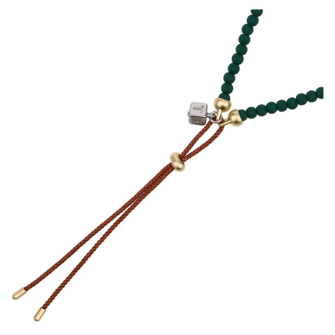 Bracciale con perline ceramiche e pendente zampa