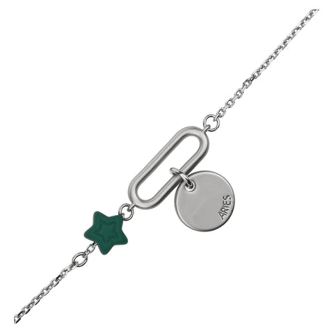 Bracciale con stella e pendente "Ariete"