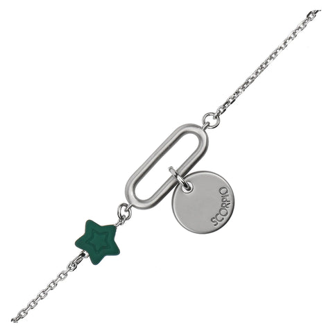 Bracciale con stella e pendente "Scorpione"