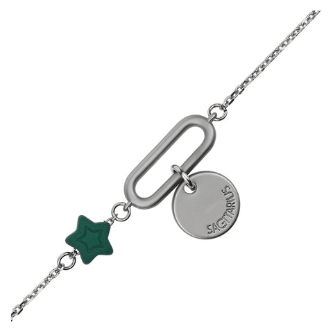 Bracciale con stella e pendente "Sagittario"