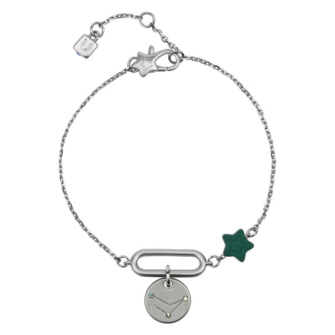 Bracciale con stella e pendente "Capricorno"
