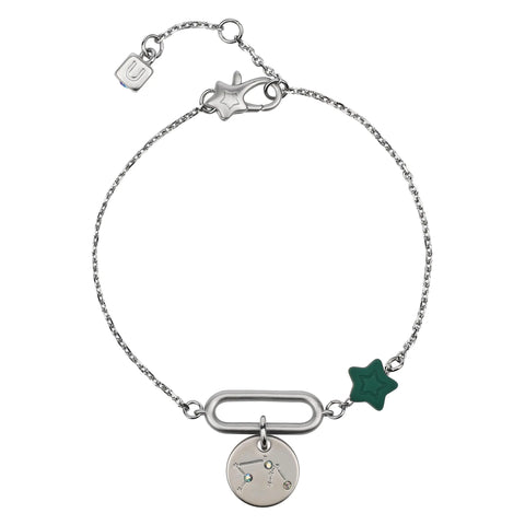 Bracciale con stella e pendente "Acquario"