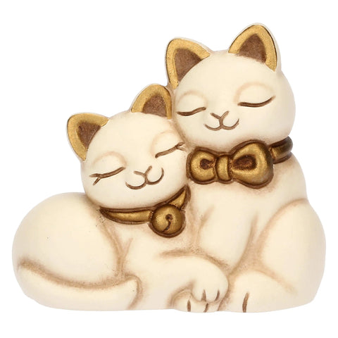 Coppia gattini in ceramica Thun