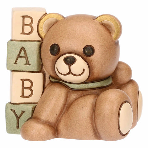 Teddy baby shower in ceramica Thun