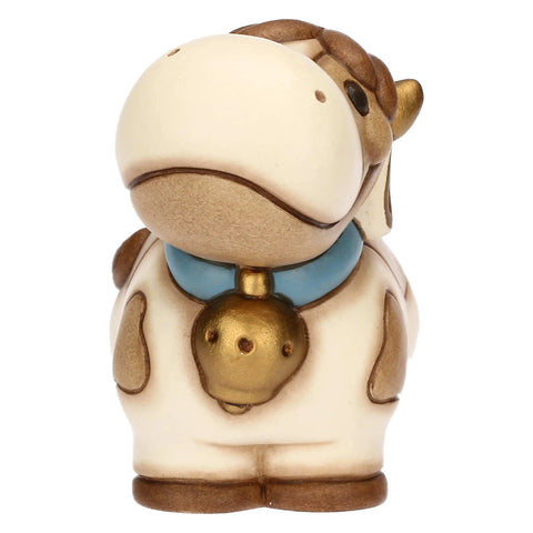 Mucca Gigliola in ceramica, piccola Thun
