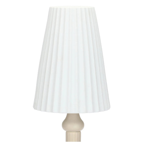 Lampada in porcellana, marrone e bianca Thun