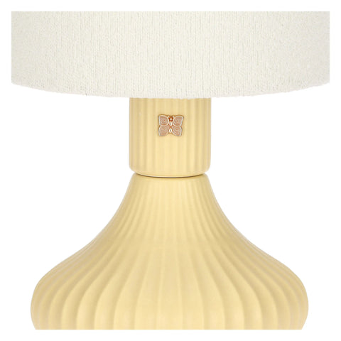 Lampada in porcellana, gialla Thun
