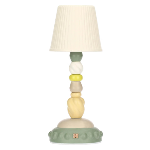 Lampada in porcellana, verde Thun