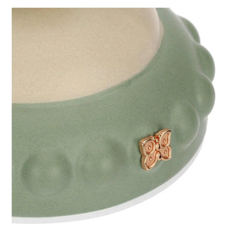 Lampada in porcellana, verde Thun