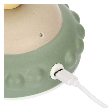 Lampada in porcellana, verde Thun