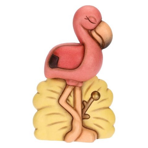 Fenicottero Rose in ceramica, piccolo Thun