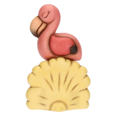 Fenicottero Rose in ceramica, piccolo Thun