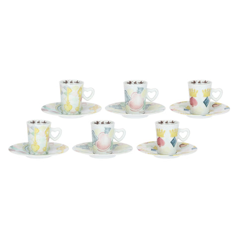 Set 6 tazzine espresso in porcellana Incanto di Primavera Thun