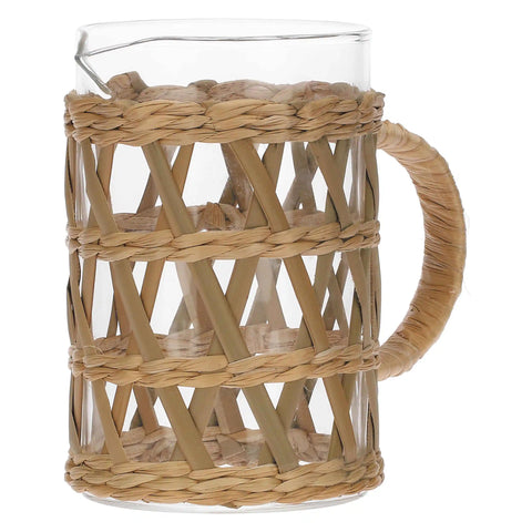 Caraffa in vetro e rattan Incanto di Pasqua Thun