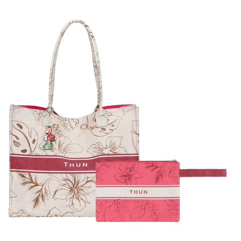Borsa mare con pochette e charm Eleganza Esotica Thun