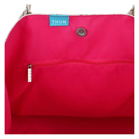 Borsa mare con pochette e charm Eleganza Esotica Thun