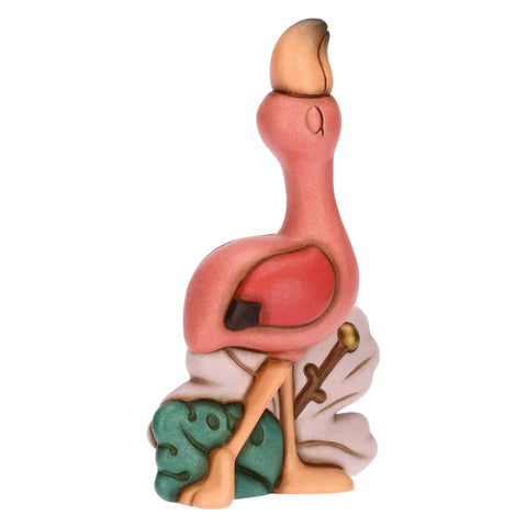 Fenicottero Rose in ceramica, medio Thun