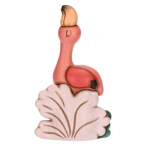 Fenicottero Rose in ceramica, medio Thun