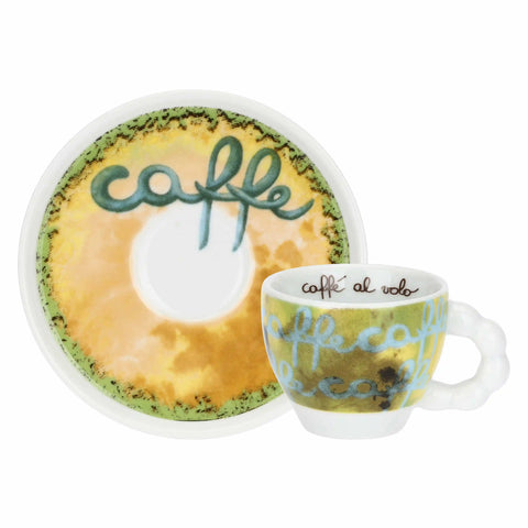 Set 6 tazzine espresso con piattino, Vogliadi Thun