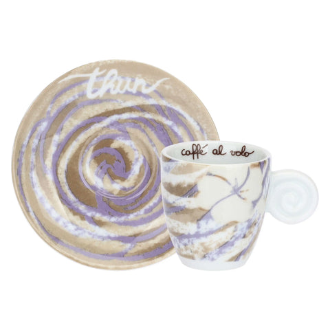 Set 2 tazzine con zuccheriera, Oasi Thun