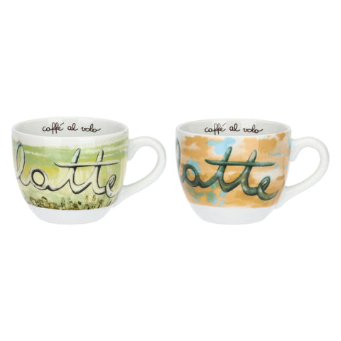 Set 2 tazze colazione con piattino, Vogliadi Thun