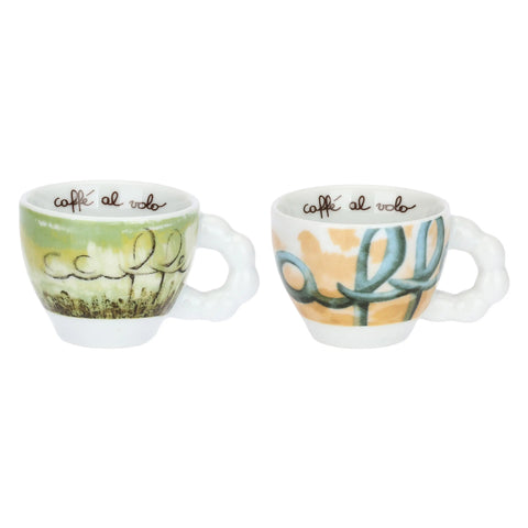 Set 2 tazze medie con piattino, Vogliadi Thun