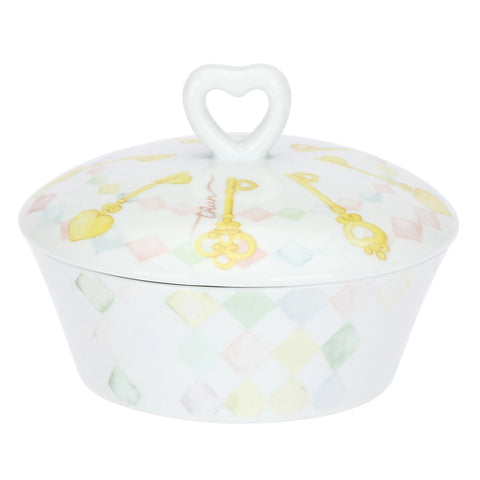 Ciotolina porta bon bon con coperchio Incanto di Primavera Thun