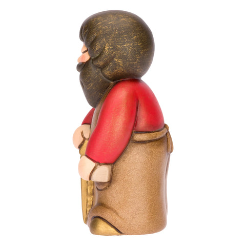 Falegname in ceramica Presepe Classico, Rosso Thun