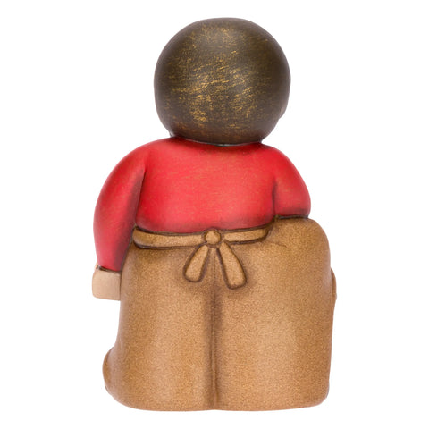 Falegname in ceramica Presepe Classico, Rosso Thun