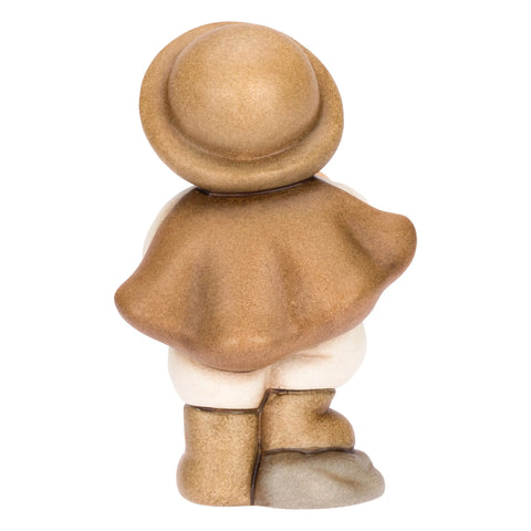 Zampognaro in ceramica Presepe Classico, Bianco Thun