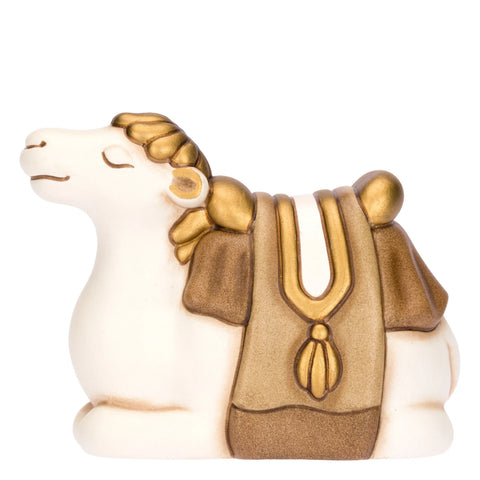 Cammello seduto in ceramica Presepe Classico Thun