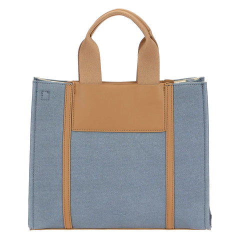 Tote bag denim/marrone, media Thun