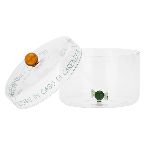 Scatola porta bon bon in vetro Thun