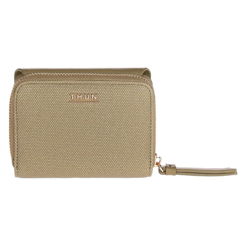 Portafoglio con patta, verde oliva Thun