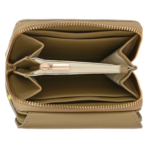 Portafoglio con patta, verde oliva Thun