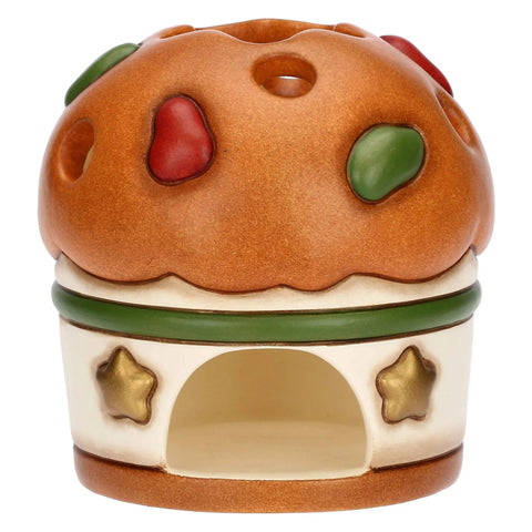 Porta tea-light panettone in ceramica, Sorprese di Natale Thun