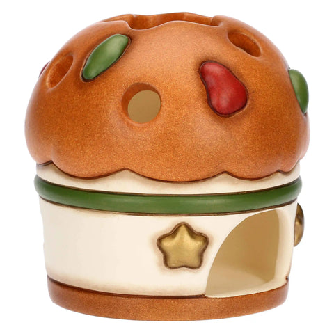 Porta tea-light panettone in ceramica, Sorprese di Natale Thun